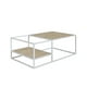 thumbnail image 1 of Mesa de Centro Kessa Muebles Nicole Blanco, 1 of 5