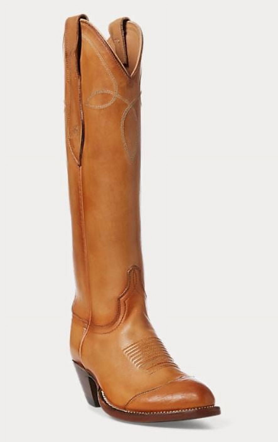 Polo Ralph Lauren Lucchese Women s Honey Kiera Leather Cowboy Boot