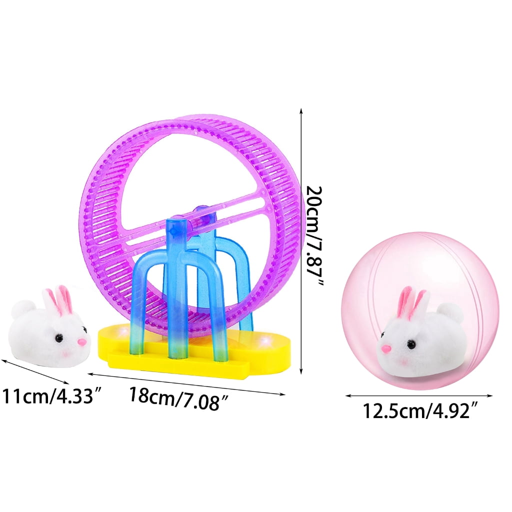Cat Toy Electronic Mouse-Shape Rolling Rabbit-shape Smart Chasing Toy Training Cat Interactive Toy for Indoor Cat
