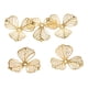 thumbnail image 5 of 40 Unids / pieza 30mm Oro Metal Filigrana Flores Rebanada Colgante Accesorio Para El Cabello Joyería DIY Pendientes, 5 of 8