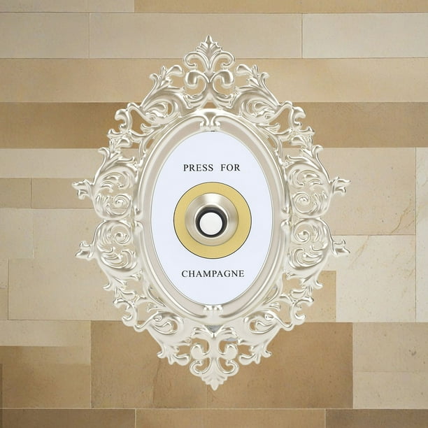 Campana De Puerta De Champán, Campana De Puerta De Metal Decorativa Elegante Retro Para Lugares De Eventos De Hotel En Casa