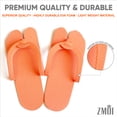thumbnail image 3 of Pedicure Slippers – EVA Foam 12 Pairs – One Size Fits All Disposable Anti-Slip Flip Flops for Pedicure – Comfortable and Safe – 4 Fun Colors – Ideal for Spa, Nail Salon, 3 of 6