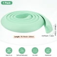 thumbnail image 3 of Uxcell 1 Pack Corner Guards Edge Protectors 6.5 Ft L-Shape for Furniture Light Green, 3 of 6