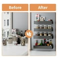 thumbnail image 3 of TINANA Magnetic Spice Rack Organizer, 4 Pack Moveable Fridge Spice Shelves for Refrigerator and Oven, Refrigerator Shelf-Black, 3 of 7