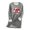 Grey, variant on Christmas Sweatshirt Women Xmas Holiday Tops Funny Plus Size Gnomes Print Loungwear Fuzzy Sherpa-Lined Fleece Sweater