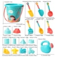 thumbnail image 3 of BotaniNest Children's Beach Toy Bucket 18 Piece Set For Babies To Play In The Water Sand Digging Tools Shovel Beach Bucket Play In The Water, 3 of 7