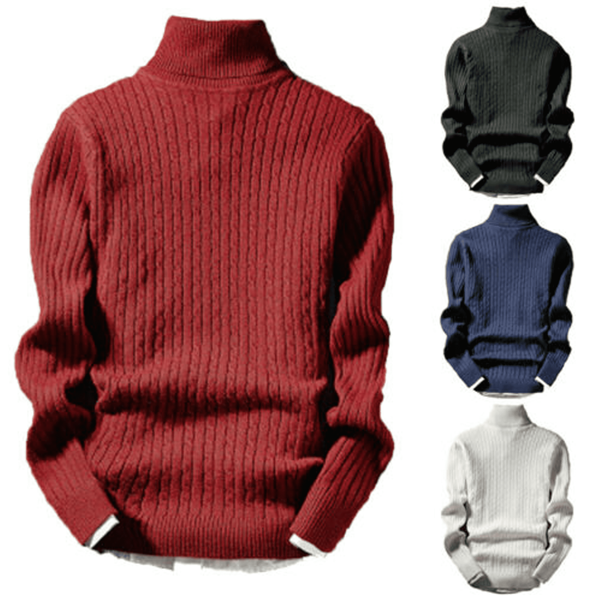 knitted polo jumper mens