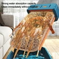 thumbnail image 6 of Hands-Free Automatic Wringing Microfiber Flat Mop with 360° Rotation, Large 14" Head Specifically Designed for Wood Floor Care in Home Kitchen Environments D, 6 of 9