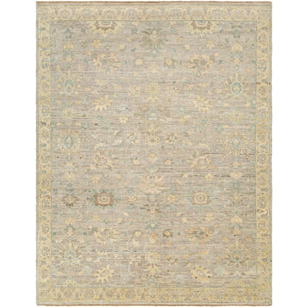 BoutiqueRugs Afia Traditional Area Rug - Ice Blue, Medium Gray, Gray - 2' x 3'