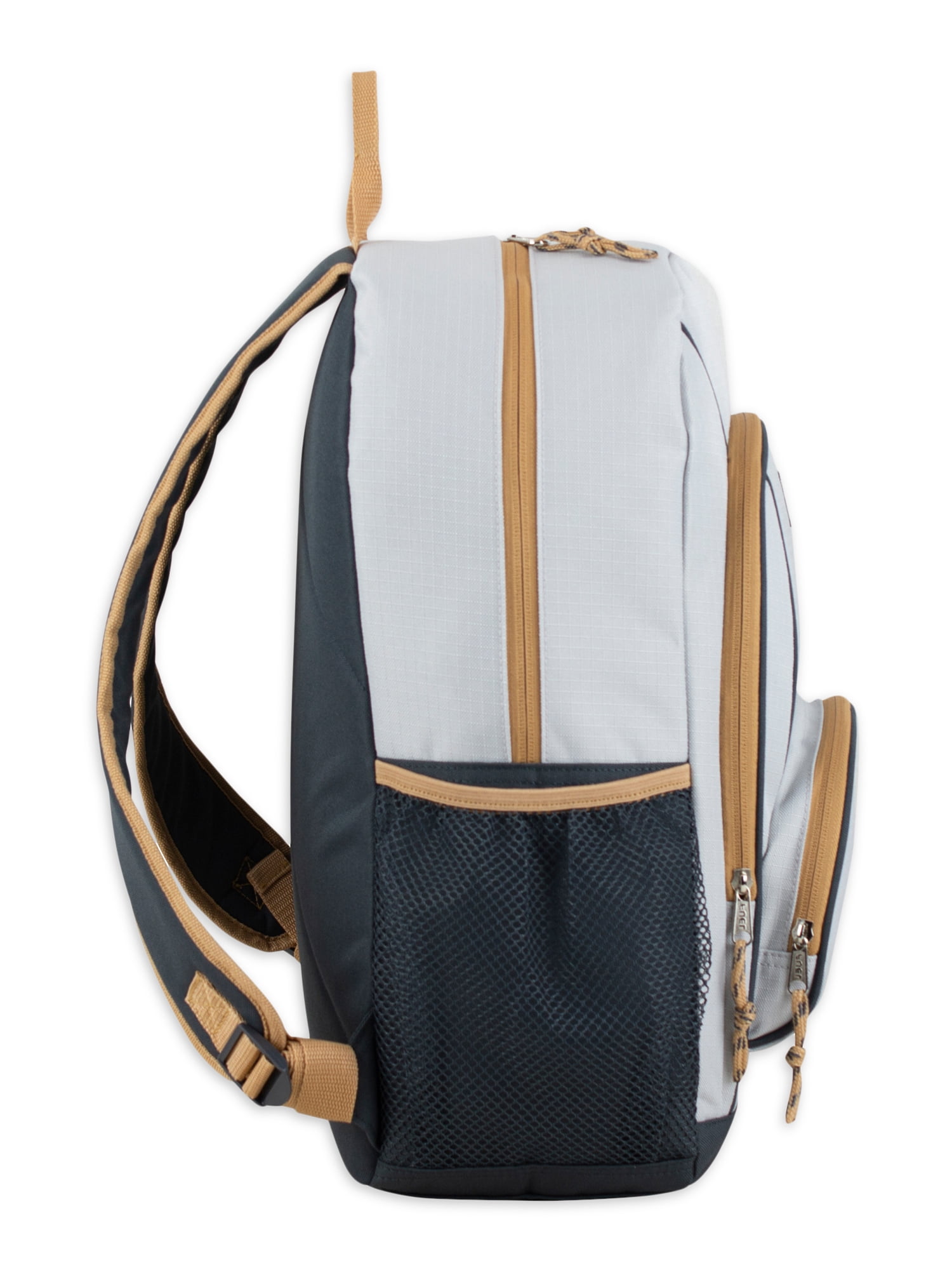 Fuel Unisex Triple Pocket Backpack, Khaki