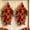 2, variant on 21" Fall Harvest Teardrop Sunflower Swag Wreath for Front Door Wall