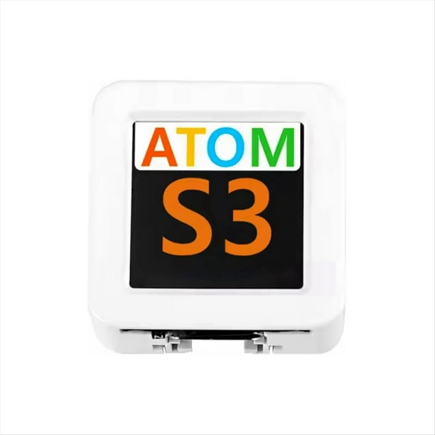 Kit de Desarrollo ATOMS3 con Pantalla de 0,85 Pulgadas, Altavoz Inteligente Programable ATOM, Placa de Desarrollo IoT con ESP32 Integrado