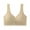 Beige, variant on Busydd Womens Bras No Underwire Front Closure Bras for Women Solid Color Nursing Bras for Breastfeeding Everyday Bra without Wire