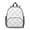 Baseballs Triangles White, variant on Baseball Gear and Snacks Blue Backpack for School, Cute School Bag with Adjustable Shoulder Straps and Padded Back, 13.8"x11.4"x6"