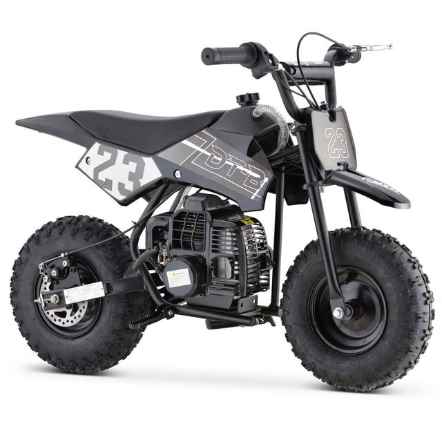 Minimoto de 2 tiempos DB02 de 50 cc con neumático todoterreno, motor a gasolina GOBOWEN DB02-BLACK