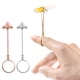 thumbnail image 5 of Injueey Clip de anillo Manos libres Soporte de anillo ajustable Estante de joyería de mano de latón universal, 17 mm, oro rosa encendedores oro rosa 17 mm, 5 of 6