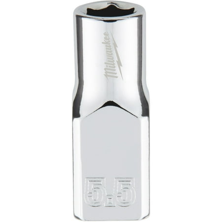 UPC: 0045242565412 | Milwaukee-45-34-9031 1/4 in. Drive 5.5mm Metric 6-Point Socket