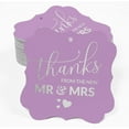 thumbnail image 2 of Inkdotpot Real Silver Foil Bracket Shape Paper Hang Tags Thanks From The New Wedding Favor Tags Pack Of 100, 2 of 7