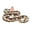 Hand Painted B, variant on Boa Constrictor Pin, Reptile, Boidae, Pewter, Hat, Lapel, Brooch, Pins, Made in USA, Over 20 Reptiles Designs Available. Creative Pewter Designs. A075