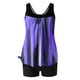 thumbnail image 4 of Modesto Trajes de Baño para las Mujeres Multicolor Gradiente Impresión de Espalda Recorte, Pantalones Cortos de Cintura Alta Y Sling Top para la Playa, la Piscina Y las Vacaciones, 4 of 6