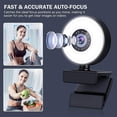 thumbnail image 2 of 4K HD Autofocus Webcam for Laptop Desktop Video Calling, 2 of 5