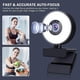 thumbnail image 2 of 4K HD Autofocus Webcam for Laptop Desktop Video Calling, 2 of 5