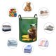 thumbnail image 4 of Fotbe Tree Frog Sitting On Sunflowes Cesto de Ropa con Asas, Cesto Impermeable de Gran Capacidad, Bolsa de Lavado para Dormitorio, Cesto de Ropa con Ruedas y Asas-Small, 4 of 6