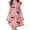 00-Pink11720, variant on WOYY Halloween Girls Flutter Sleeve Nightgown Allover Print Sleepwear Dress, Sizes 3-10