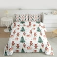 thumbnail image 2 of jejeloiu Retro Nutcracker Soldier Queen Comforter Set,Merry Xmas Gifts Bedding Sets,Green Pchristmas Tree Bedding Comforter Set For Girls Kids,Super Cozy Room Decor Reversible,3pcs, 2 of 8