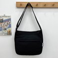 thumbnail image 4 of Bolso bandolera para mujer Bolso de hombro de moda de gran capacidad Bolso de diseñador (Negro), 4 of 8