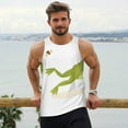 thumbnail image 6 of Pofeuu Hunting Frog Print Men's Workout Tank Tops Sleeveless Muscle Gym Shirt Quick Dry-3X-Large, 6 of 7