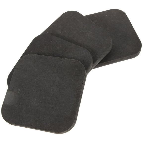 BESTOYARD Gym Floor Mats Treadmill Pads Rubber Noise Reduction for Home Fitness 4pcs