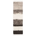 thumbnail image 2 of SAFAVIEH Kenya Jona Braided Abstract Fringe Runner Rug, Ivory/Grey, 2'3" x 8', 2 of 7