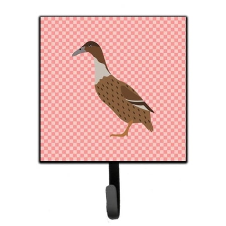 Dutch Hook Bill Duck Pink Check Leash or Key Holder - Pink Check
