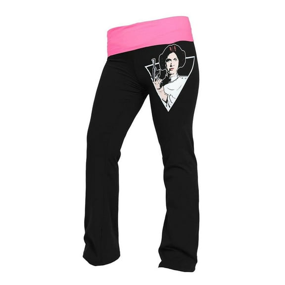 Mighty Fine Star Wars Don’t Mess With a Princess Yoga Pants Large Female