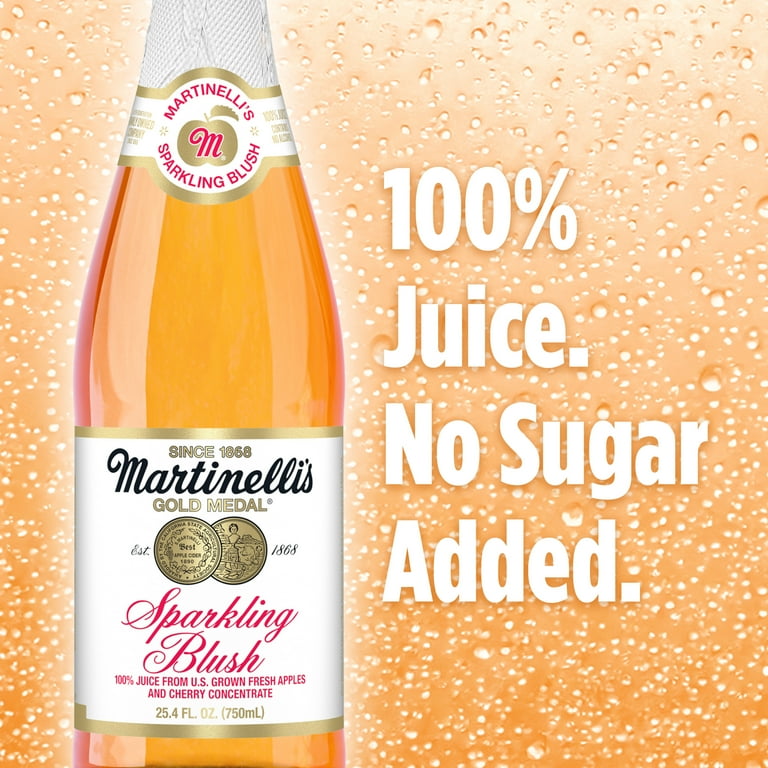 Martinelli's Sparkling Blush Apple Raspberry Fl Oz Sparkling
