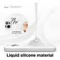 thumbnail image 5 of elago iPhone 14 Pro Max Case, Liquid Silicone Case, Full Body Protective Cover, Shockproof, Slim Phone Case, Anti-Scratch, 6.7 inch (White), 5 of 8