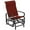 Black/Wine Red, variant on Outsunny Outdoor Mesh Glider Chair for Porch Garden Patio, Brown/Beige