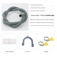 thumbnail image 3 of JINGT Washing Machine Dishwasher Drain Extension Kit 1.5M/2M/3Meter Drain Pipe 2M, 3 of 4