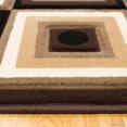 thumbnail image 7 of Allstar Brown Squares Modern Geometric Area Rug (5' 2" x 7' 2"), 7 of 7
