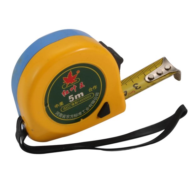 Plastic Retractable Measure Tape Ruler Metric Measuring Tool Blue 5
