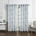 thumbnail image 5 of Amelia Floral Sheer Window Curtain Panel 84" or 90" 54" x 84" - SAGE, 5 of 5