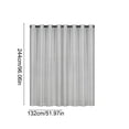 thumbnail image 3 of Sheer Voile Curtains Long Transparent Drapes Double Rod Pocket Gauze Curtains for Living Room Bedroom Sliding Glass Door, 3 of 6