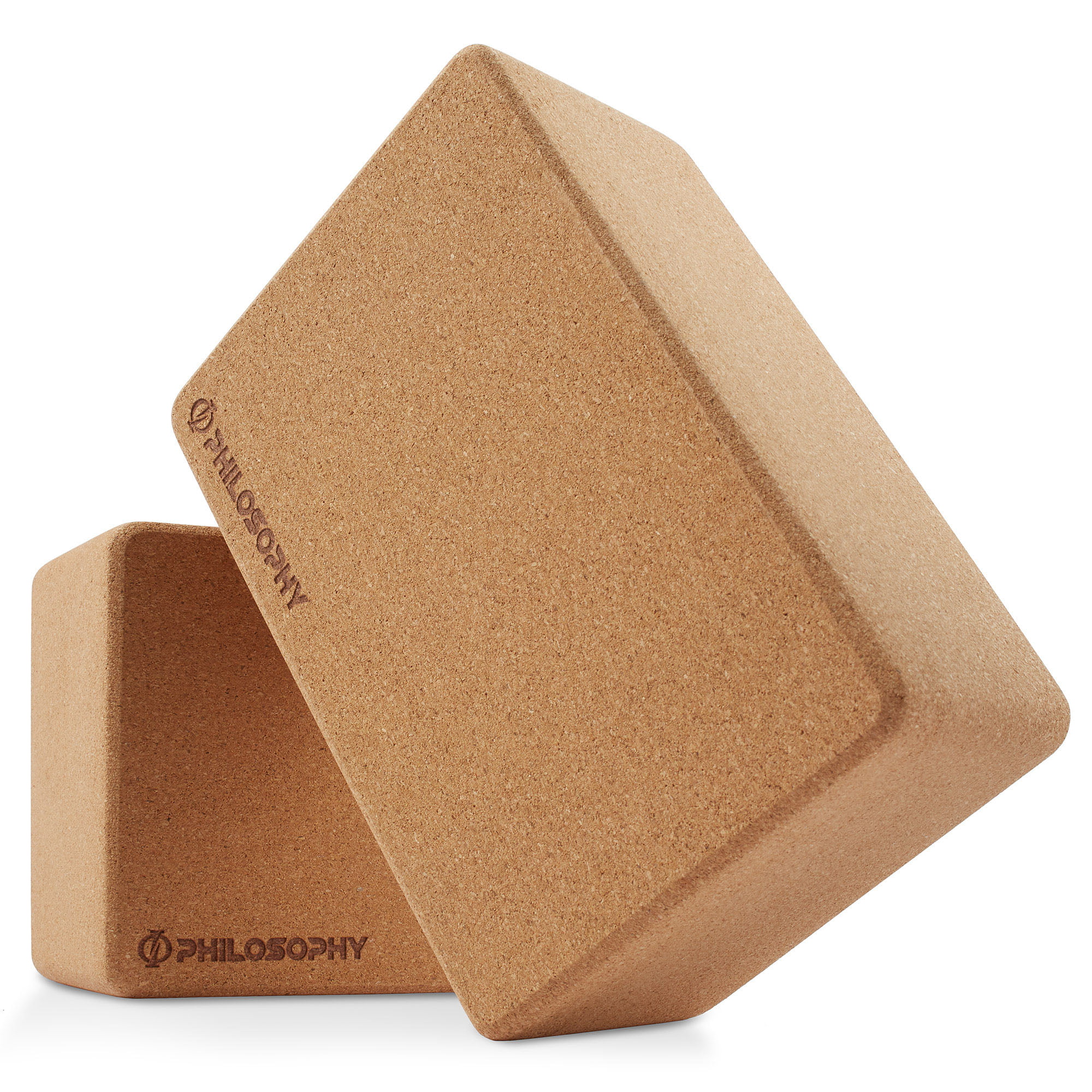 Cork Yoga Block SKL 2 Pack Plus Strap Cork Yoga Bricks Natural Eco-friendly 9... 
