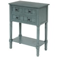 thumbnail image 2 of 23.7 in. Rectangle Wood Console Table with 3 Drawers, 2 of 9