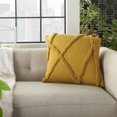 thumbnail image 4 of Nourison Life Styles Abstract Mustard Decorative Throw Pillow , 18" x 18", 4 of 5