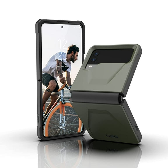 UAG Samsung Galaxy Z Flip3 5G (2021) Case Civilian Sleek Ultra-Thin Shock-Absorbent Protective Cover, Olive