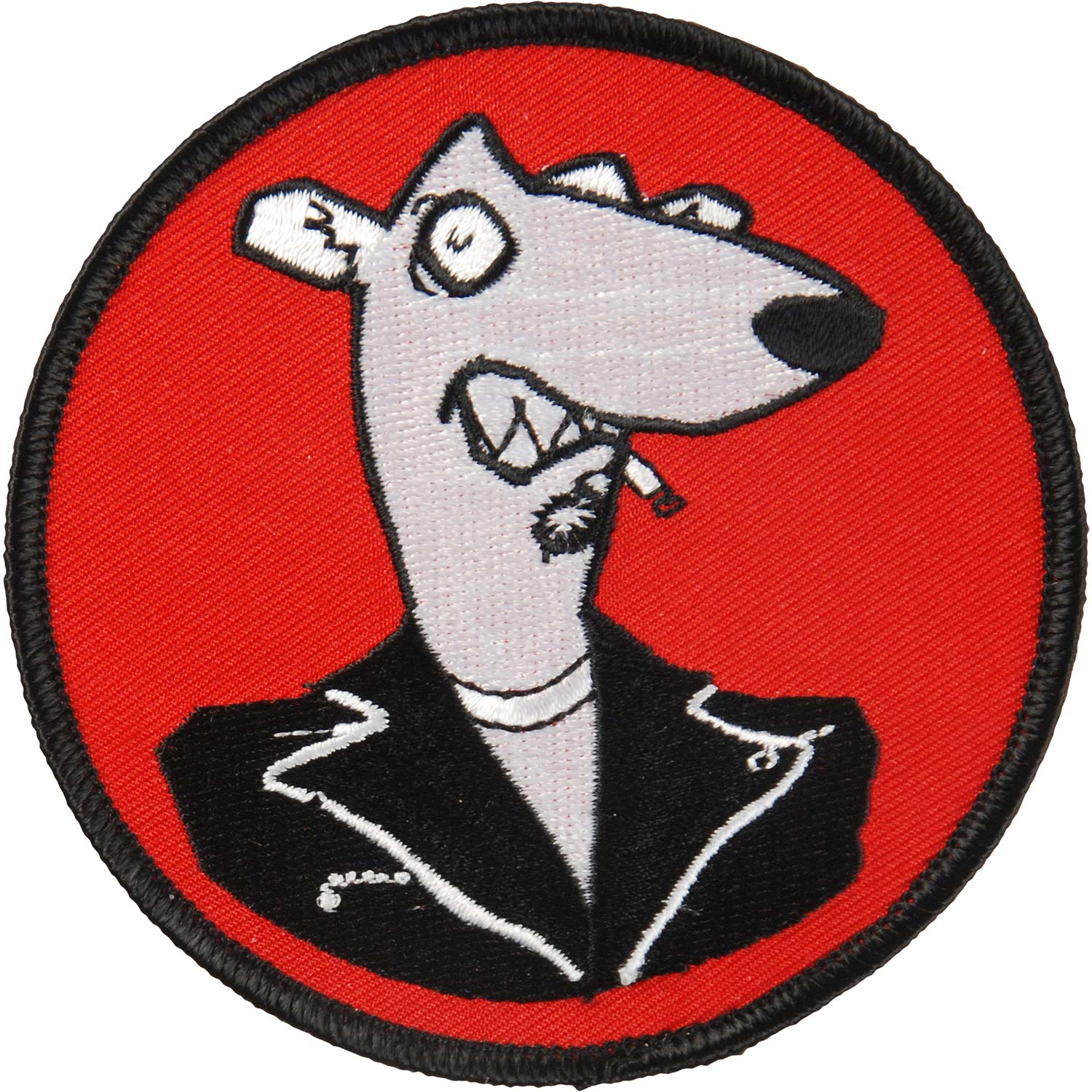 Screeching Weasel Men's Weasel Patch Embroidered Patch Black Walmart