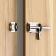 thumbnail image 4 of Juego de 4 cerraduras para puerta corredera, cerradura interior para puerta de jardín, pestillo para puerta corredera de acero inoxidable, cerradura para puerta de madera, cerradura para puerta corre, 4 of 5