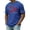 Blue #8, variant on 250 Anniversary USA T-Shirt Men 2026 American Flag Tee Tops Short Sleeve Crewneck Independence Day 4th of July Patriotic Top Navy XL